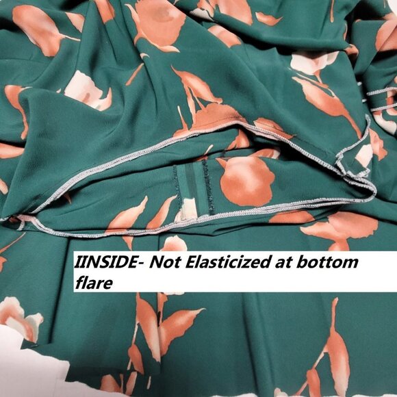 Green Maxi Long Dress Gown Sleeveless Mermaid Style Long Dress - Size XS/S - Picture 12 of 15